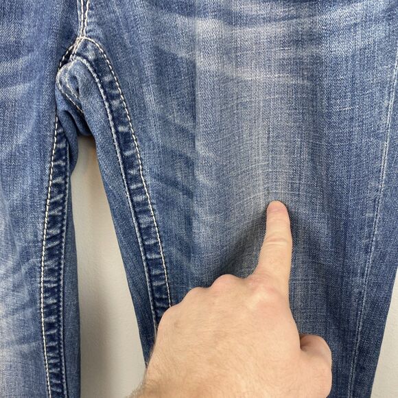 Miss me jeans women's 28x29 blue Stonewash‎ easy boot y2k - Picture 4 of 13